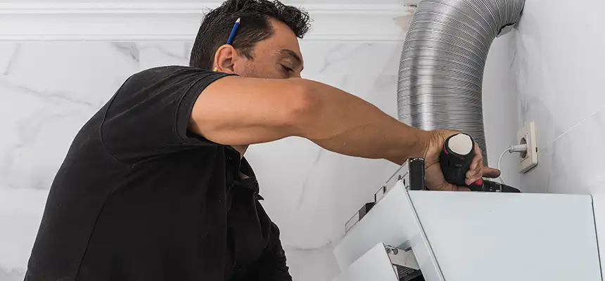 Precision In-wall Dryer Vent Cleaning & Rerouting Corrections in Encinitas, CA